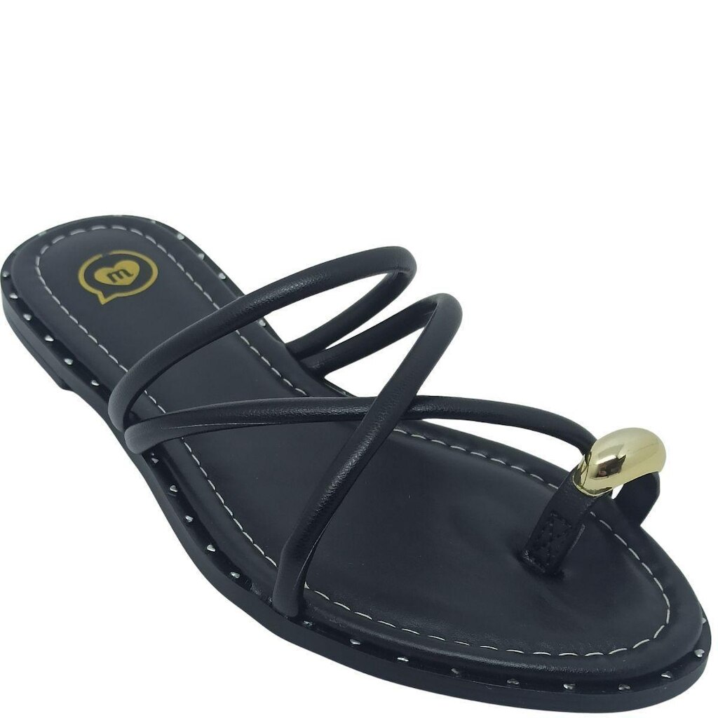 Chinelo Molekinha Menina Infantil com Tiras Cruzadas