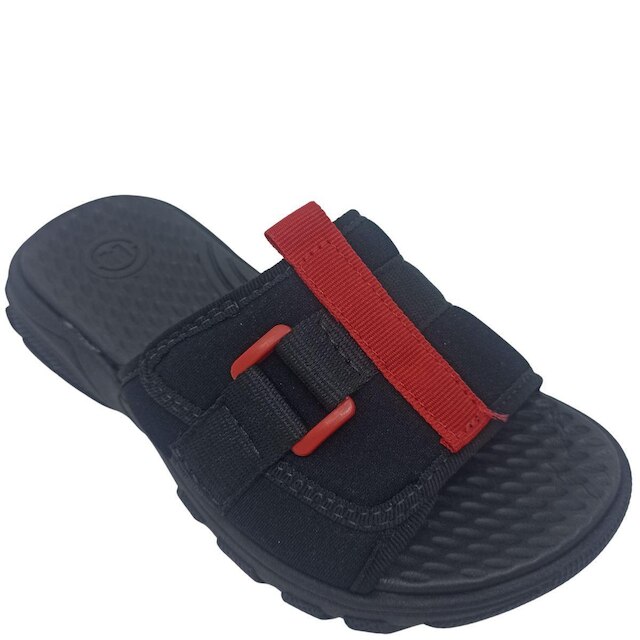 Chinelo Molekinho Menino Infantil com Enfeite de Fivela