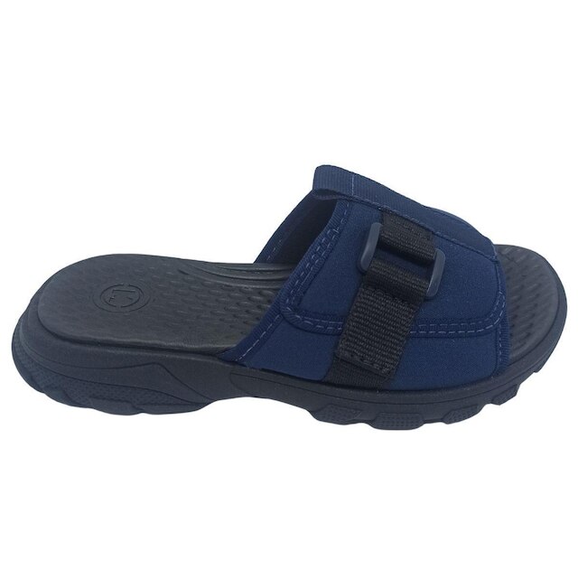 Chinelo Molekinho Menino Infantil com Enfeite de Fivela