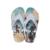 Chinelo Mormaii 10591 Graphics Tropical Dedo Pvc Macio Leve - Branco+Azul Claro
