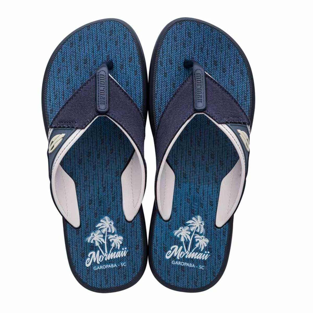 Chinelo Mormaii Drop Ii Dedo Masculino - Azul+Bege Menor preço em Chinelo Mormaii Drop Ii Dedo Masculino - Azul+Bege