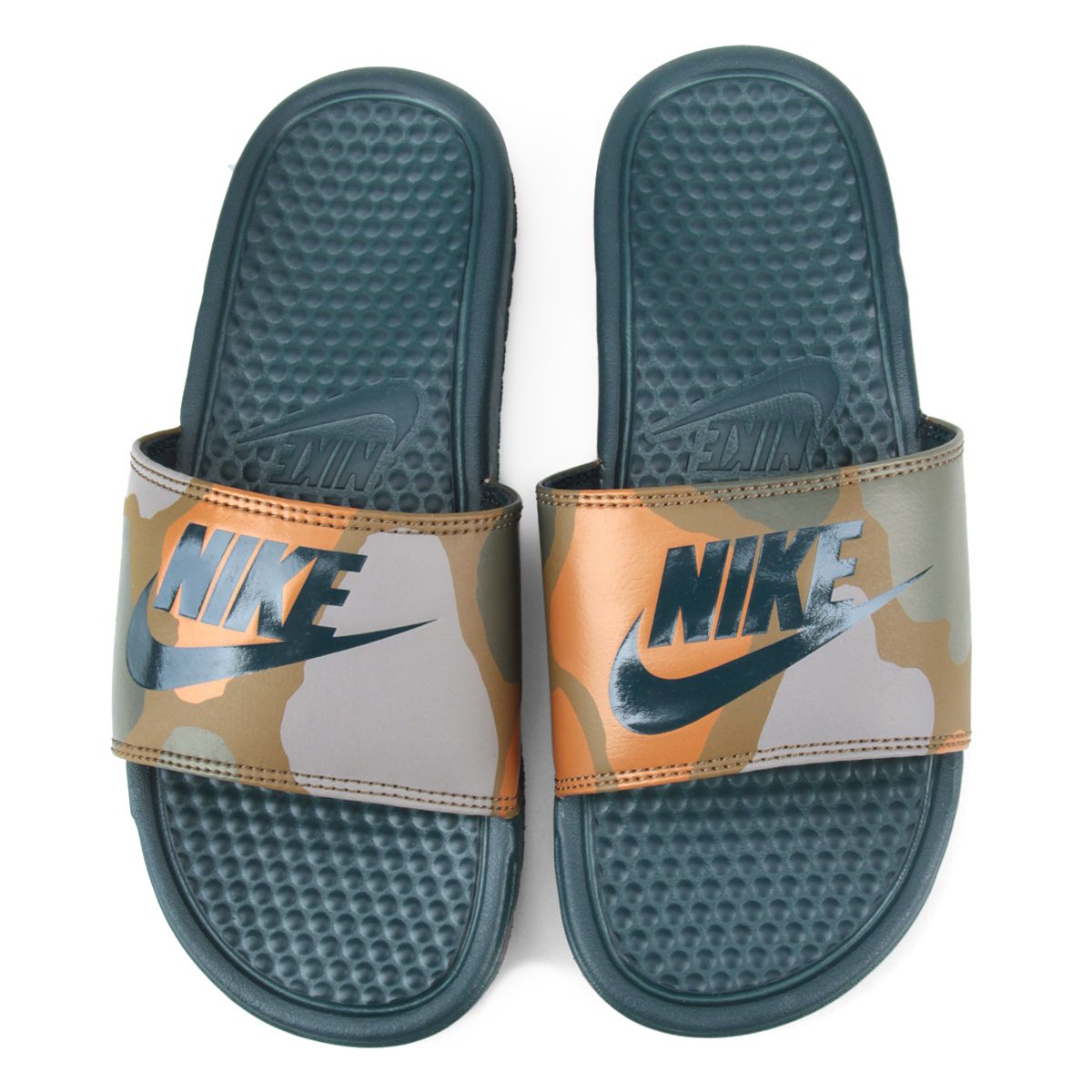 chinelo nike benassi verde