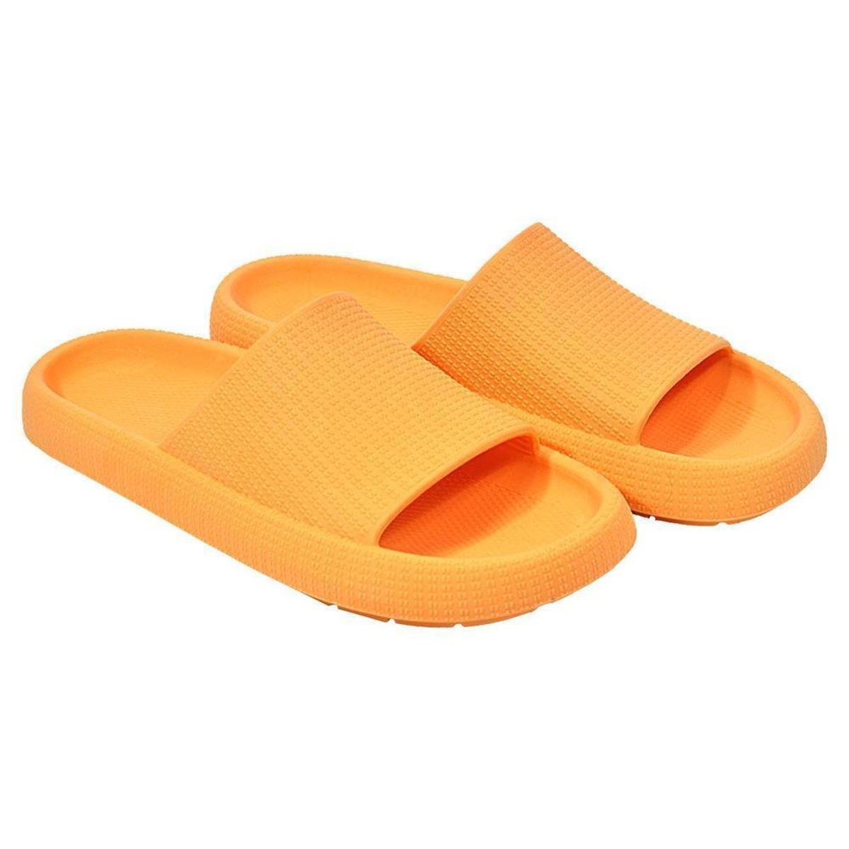 Chinelo Nuvem Feminino Casual Conforto Macio Leve Dia a Dia - Laranja Menor preço em Chinelo Nuvem Feminino Casual Conforto Macio Leve Dia a Dia - Laranja