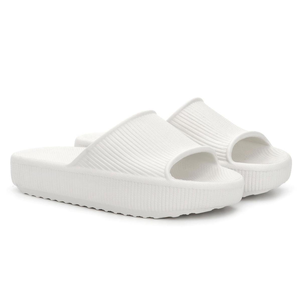 Chinelo Nuvem Original DZ Slide Ultra Leve Conforto Ortopédico Macio - Off White Menor preço em Chinelo Nuvem Original DZ Slide Ultra Leve Conforto Ortopédico Macio - Off White