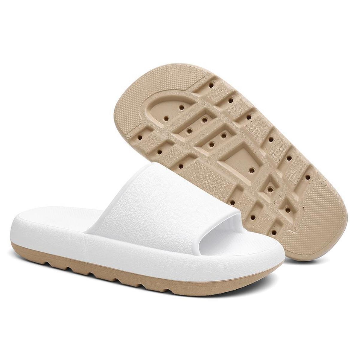 Chinelo Nuvem Unissex Slide Flexível Macio Confortável Bicolor Menor preço em Chinelo Nuvem Unissex Slide Flexível Macio Confortável Bicolor