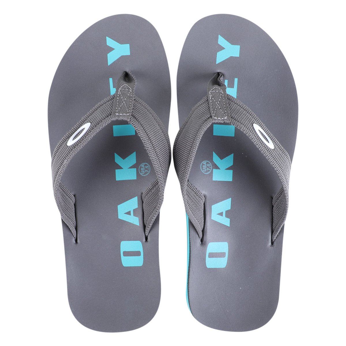 Chinelo Oakley Zeal Masculino - Cinza Claro Menor preço em Chinelo Oakley Zeal Masculino - Cinza Claro