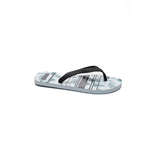 Chinelo Ogochi Florido Masculino 048500002 Azul