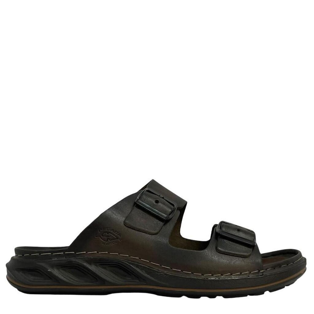 Chinelo Pegada Masculino Levitech Couro Confortável