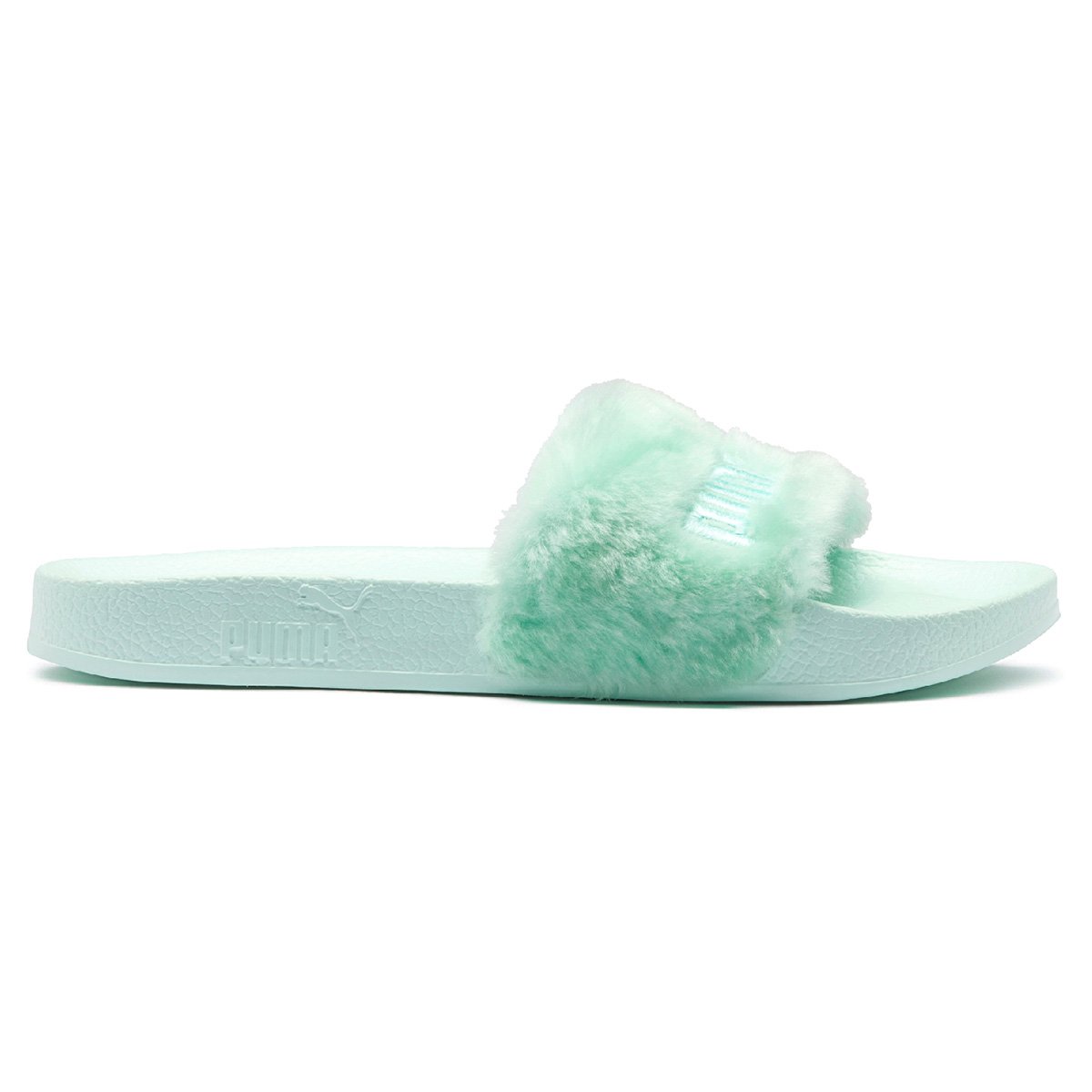 chinelo puma verde agua