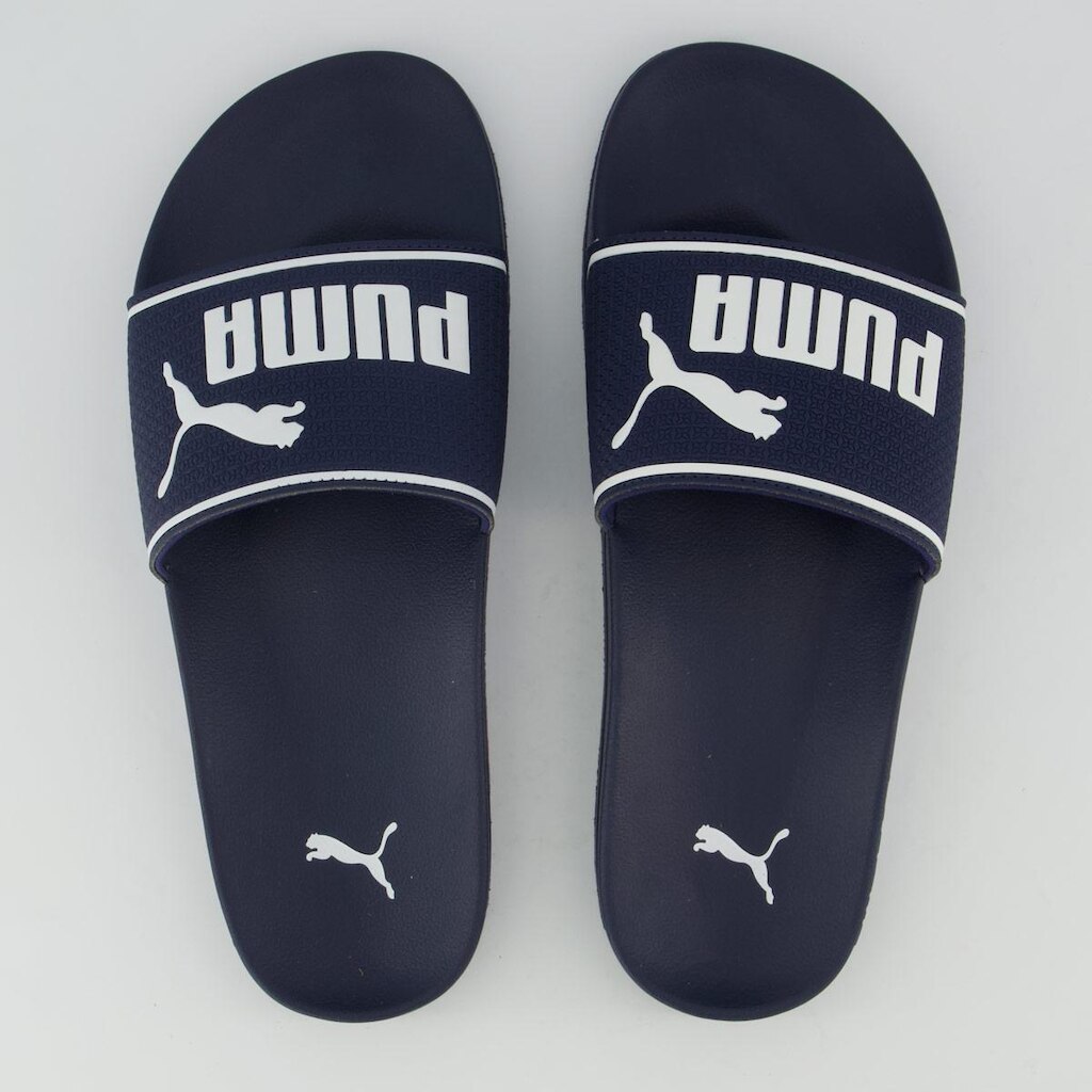 Chinelo Puma Leadcat 2.0 Marinho e Branco