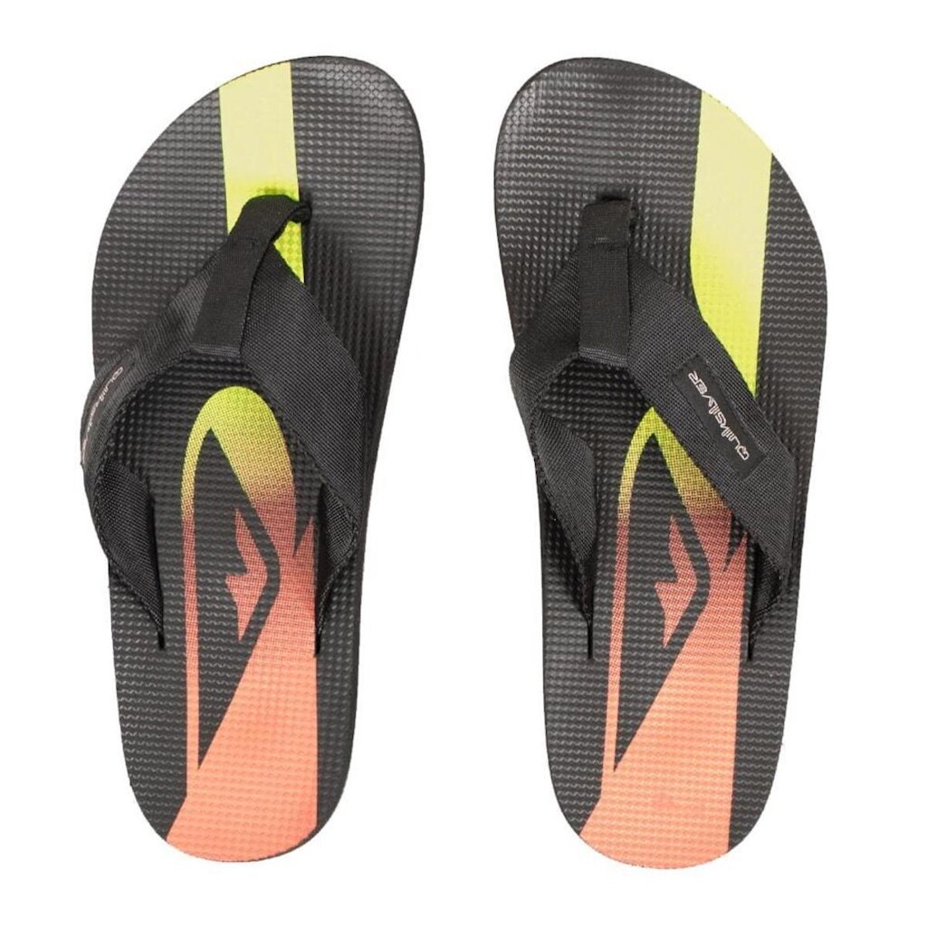 Chinelo Quiksilver Layback Holmes Preto