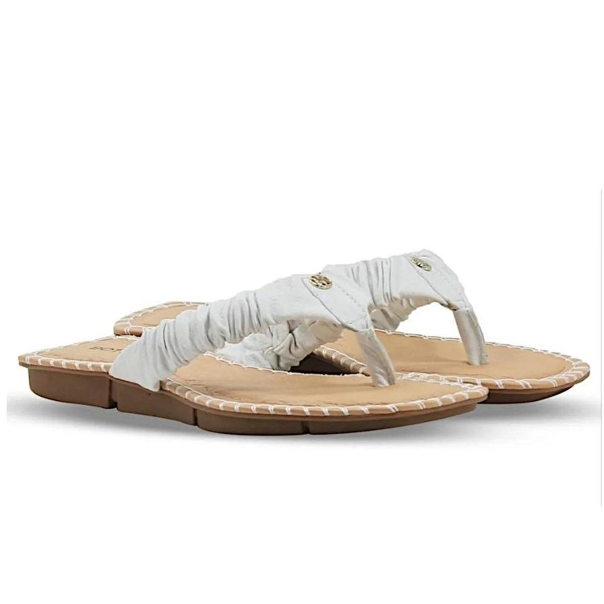 Chinelo Rasteira Feminina Bottero 332201 - Branco Menor preço em Chinelo Rasteira Feminina Bottero 332201 - Branco