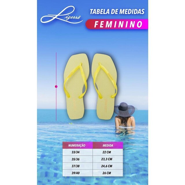 Chinelo Rasteira Feminino Bico Quadrado Antiderrapante Praia