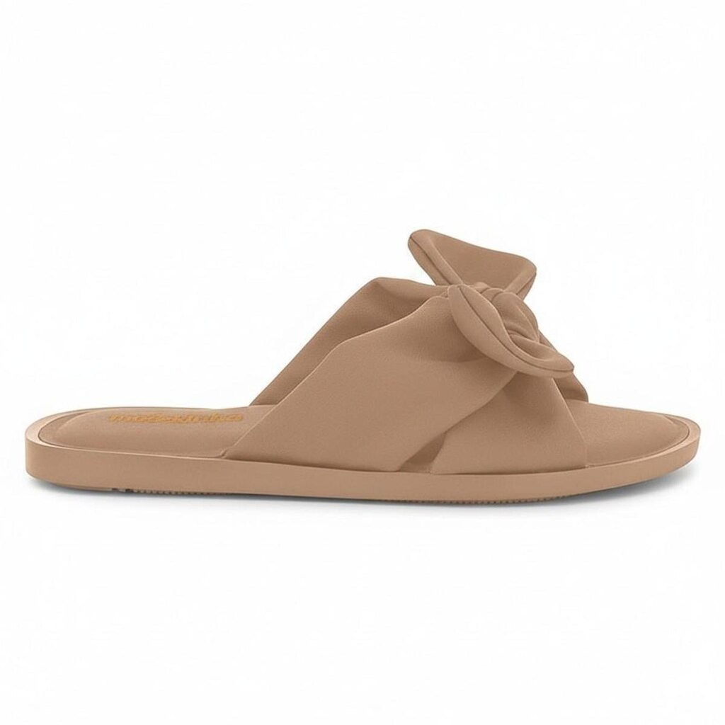 Chinelo Rasteira Infantil Molekinha Nobuck Laço 2372.102