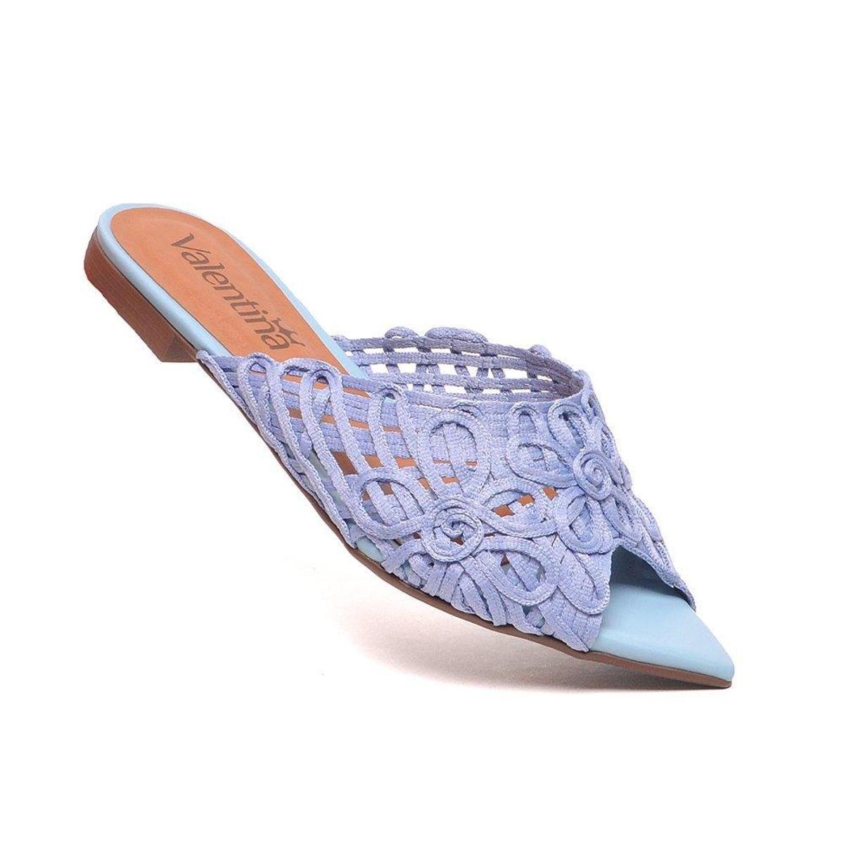 Chinelo Rasteira Valentina feminino 371373 - Azul | Zattini