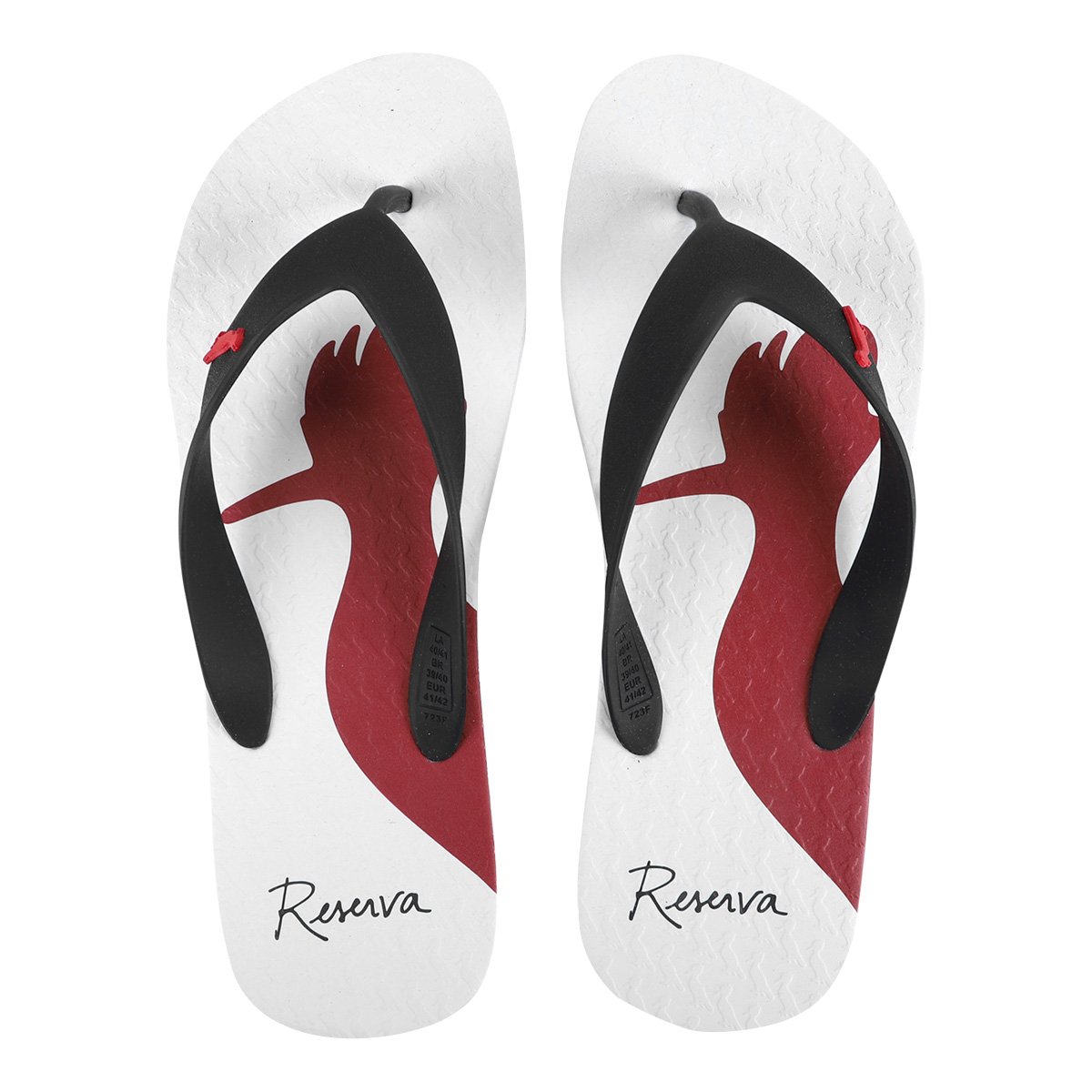 Chinelo Reserva Básico Estampado Masculino - Preto+Branco é ruim? Chinelo Reserva Básico Estampado Masculino - Preto+Branco é boa?