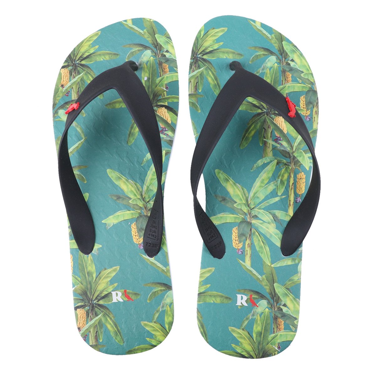 Chinelo Reserva Trancoso Tropical Masculino - Preto Menor preço em Chinelo Reserva Trancoso Tropical Masculino - Preto