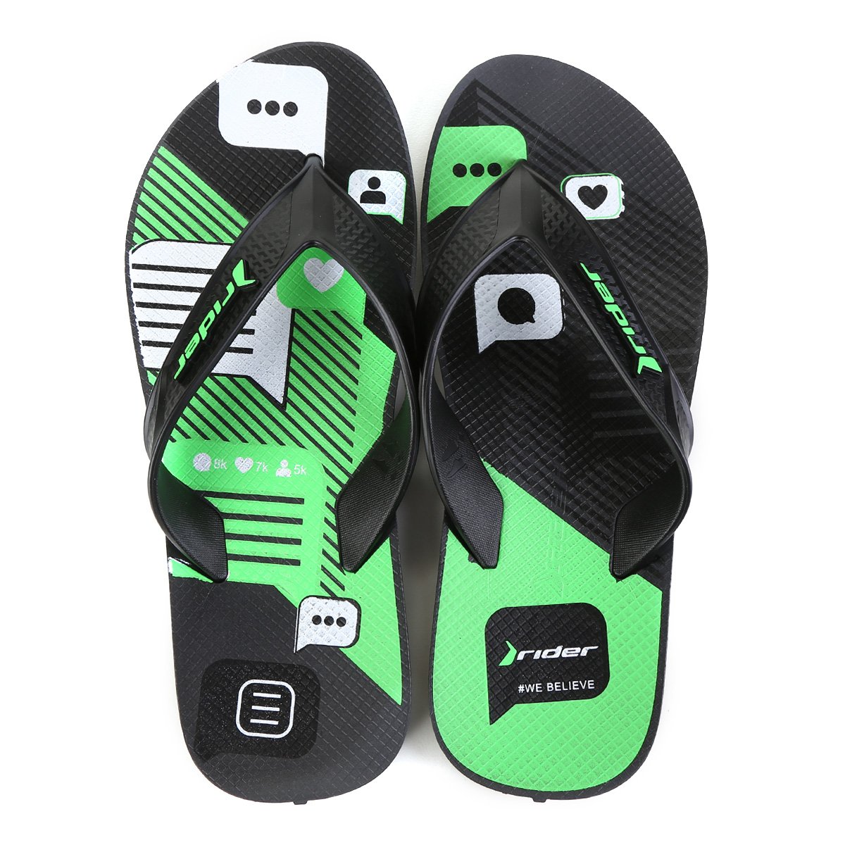 chinelo rider de dedo