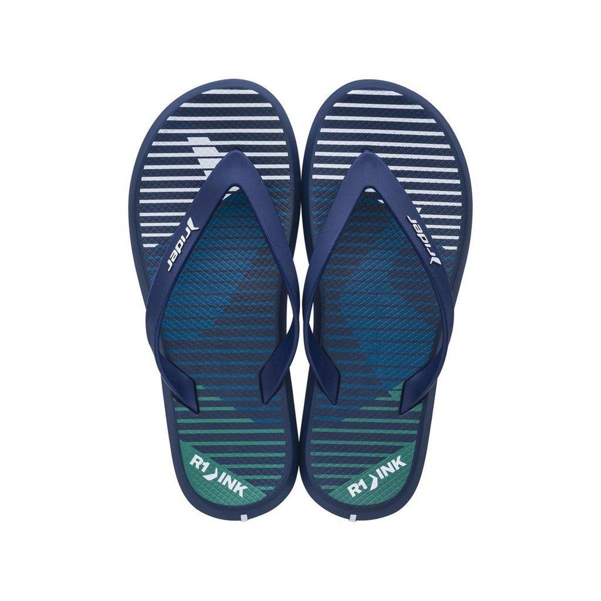 Chinelo Rider R1 Ink 10611 37/44 - Azul Menor preço em Chinelo Rider R1 Ink 10611 37/44 - Azul