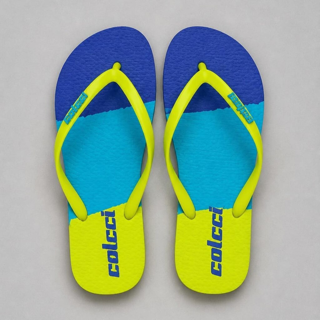 Chinelo Sandália Colcci Blend Unissex Casual Tiras Verdes