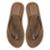 Chinelo Sandalia Feminina Tranças Confortavel Elegante Ocre - Marrom