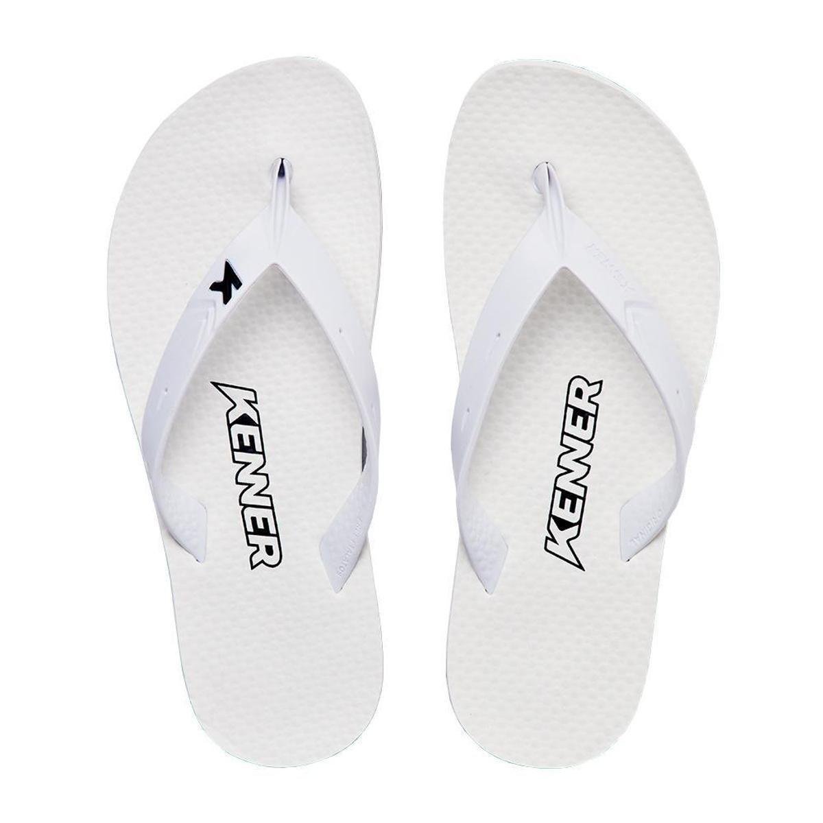 Chinelo Sandália Kenner New Summer DGX-25 Branco / Preto Menor preço em Chinelo Sandália Kenner New Summer DGX-25 Branco / Preto
