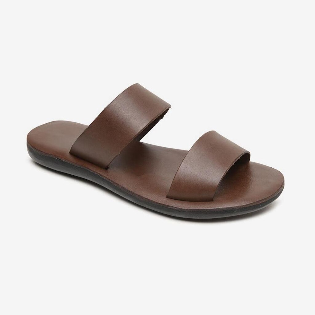 Chinelo Sandália Masculino Couro Leve Midland Resistente