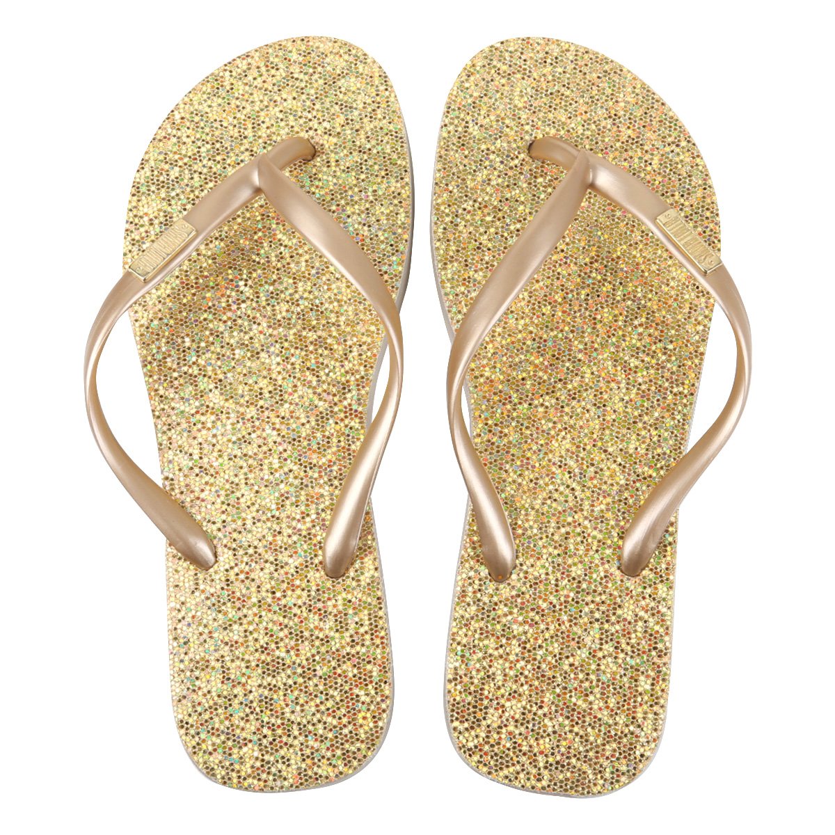 Chinelo Santa Lolla Metalizado Feminino - Dourado Menor preço em Chinelo Santa Lolla Metalizado Feminino - Dourado