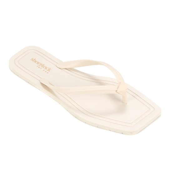 Chinelo Shoestock For You Spike Feminino - Off White