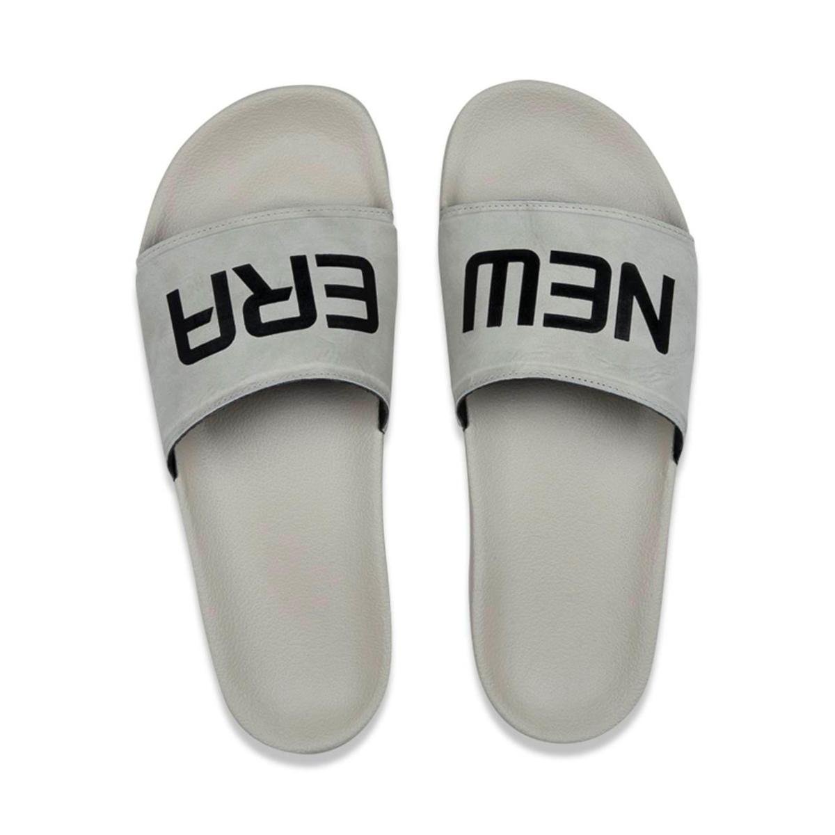 Chinelo Slide Branded New Era Masculino - Bege Menor preço em Chinelo Slide Branded New Era Masculino - Bege