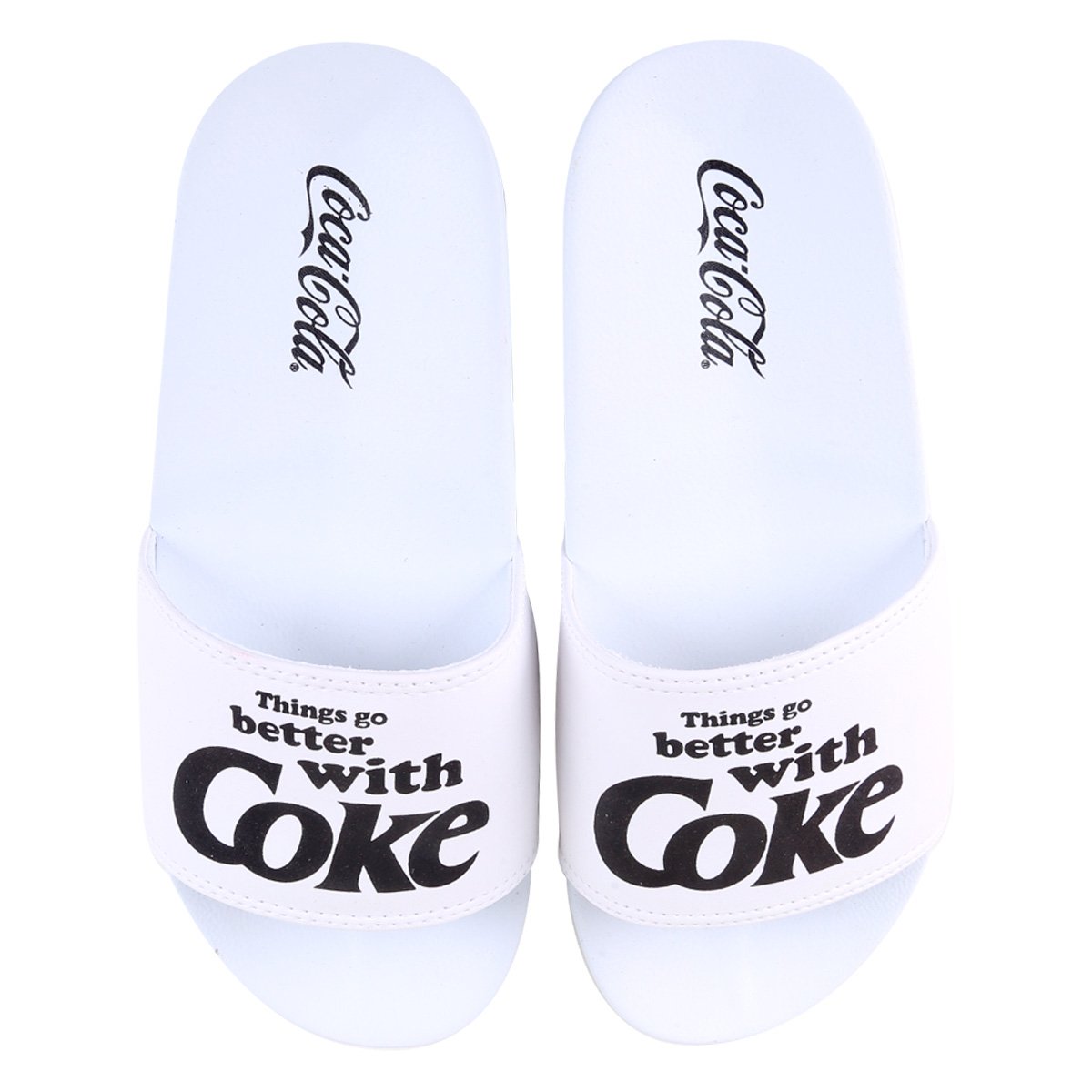 Chinelo Slide Coca-Cola Go Better Masculino - Branco é ruim? Chinelo Slide Coca-Cola Go Better Masculino - Branco é boa?