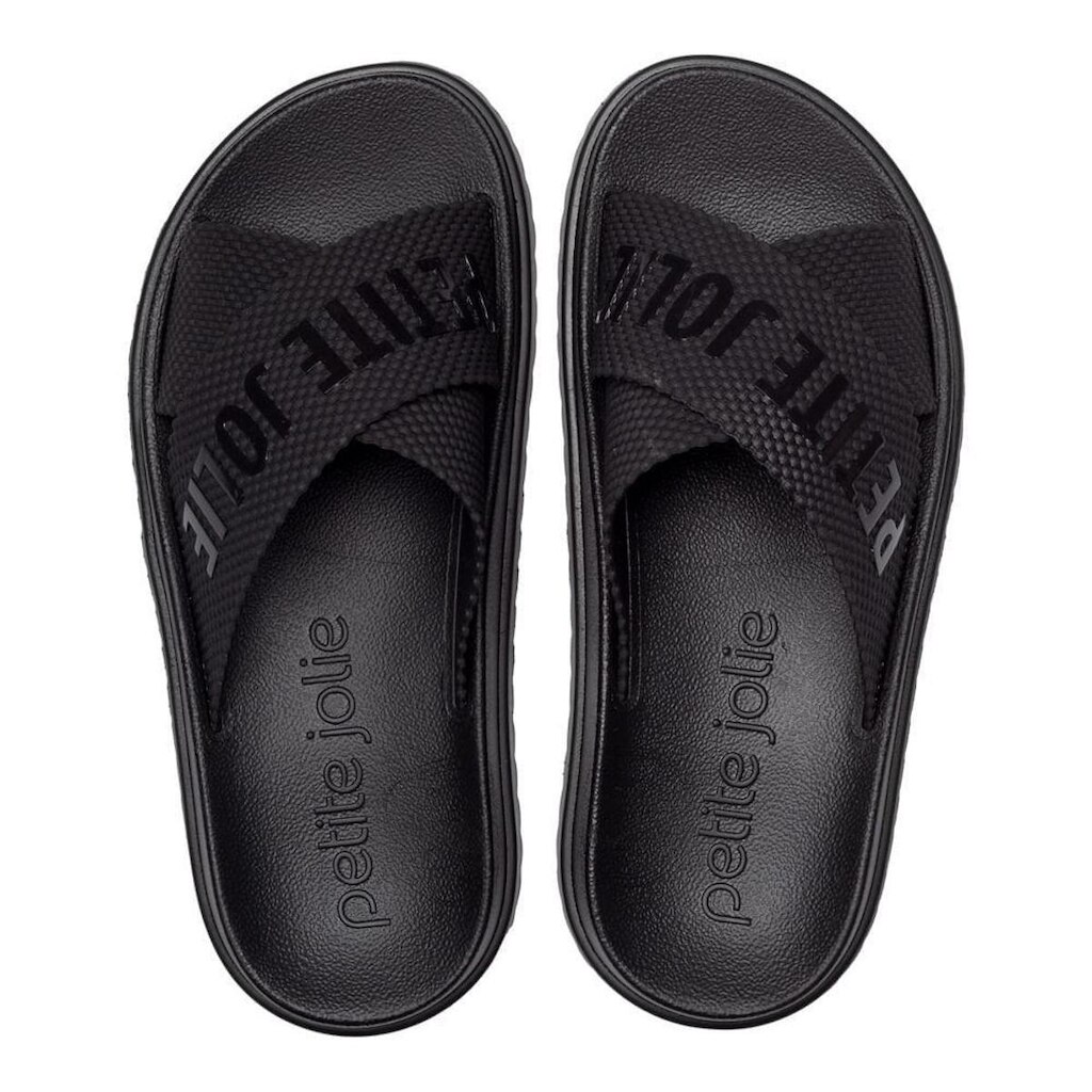 Chinelo Slide Feminino Petite Jolie Smash Preto
