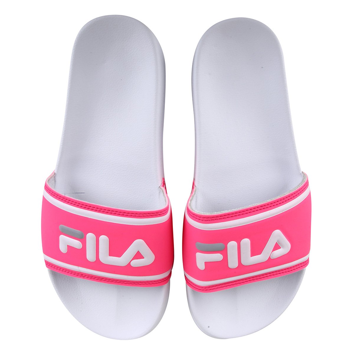 Chinelo Slide Fila Drifter Stripes Feminino Menor preço em Chinelo Slide Fila Drifter Stripes Feminino