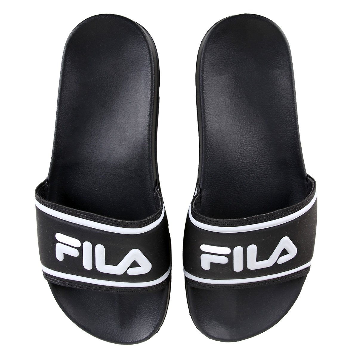 Chinelo Slide Fila Drifter Stripes Masculino Menor preço em Chinelo Slide Fila Drifter Stripes Masculino