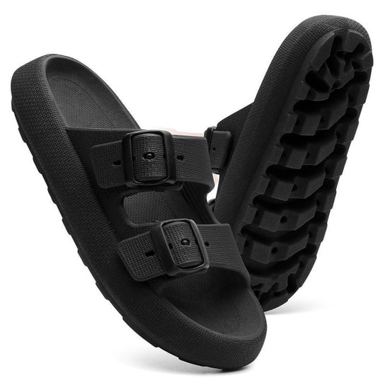 Chinelo Slide Fivela Moderno Unissex
