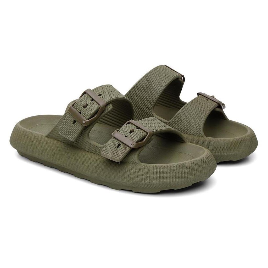 Chinelo Slide Fivela Moderno Unissex
