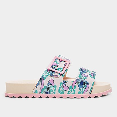 Chinelo Slide Infantil Grendene Kids Stitch Summer Menina - Feminino