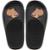 Chinelo Slide Infantil Nuvem Capivara Fofa Kidstep - Preto