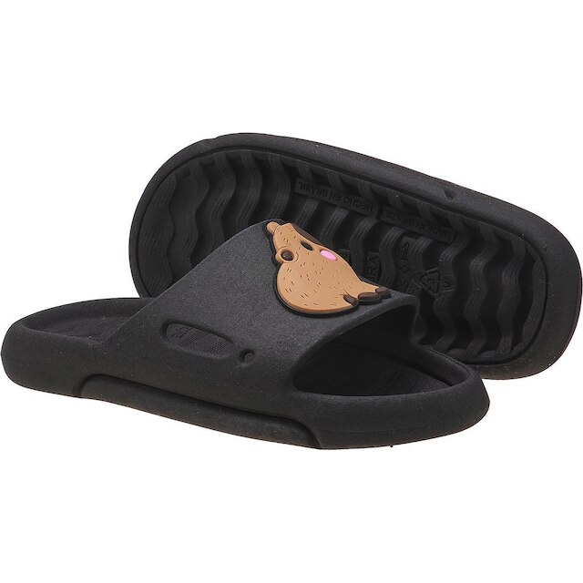 Chinelo Slide Infantil Nuvem Capivara Fofa Kidstep
