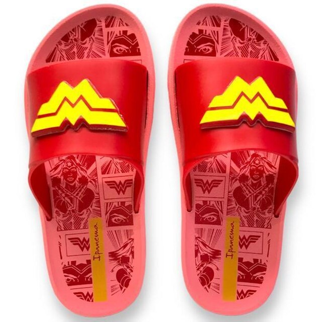 Chinelo Slide Infantil Personagem Liga da Justiça Grendene