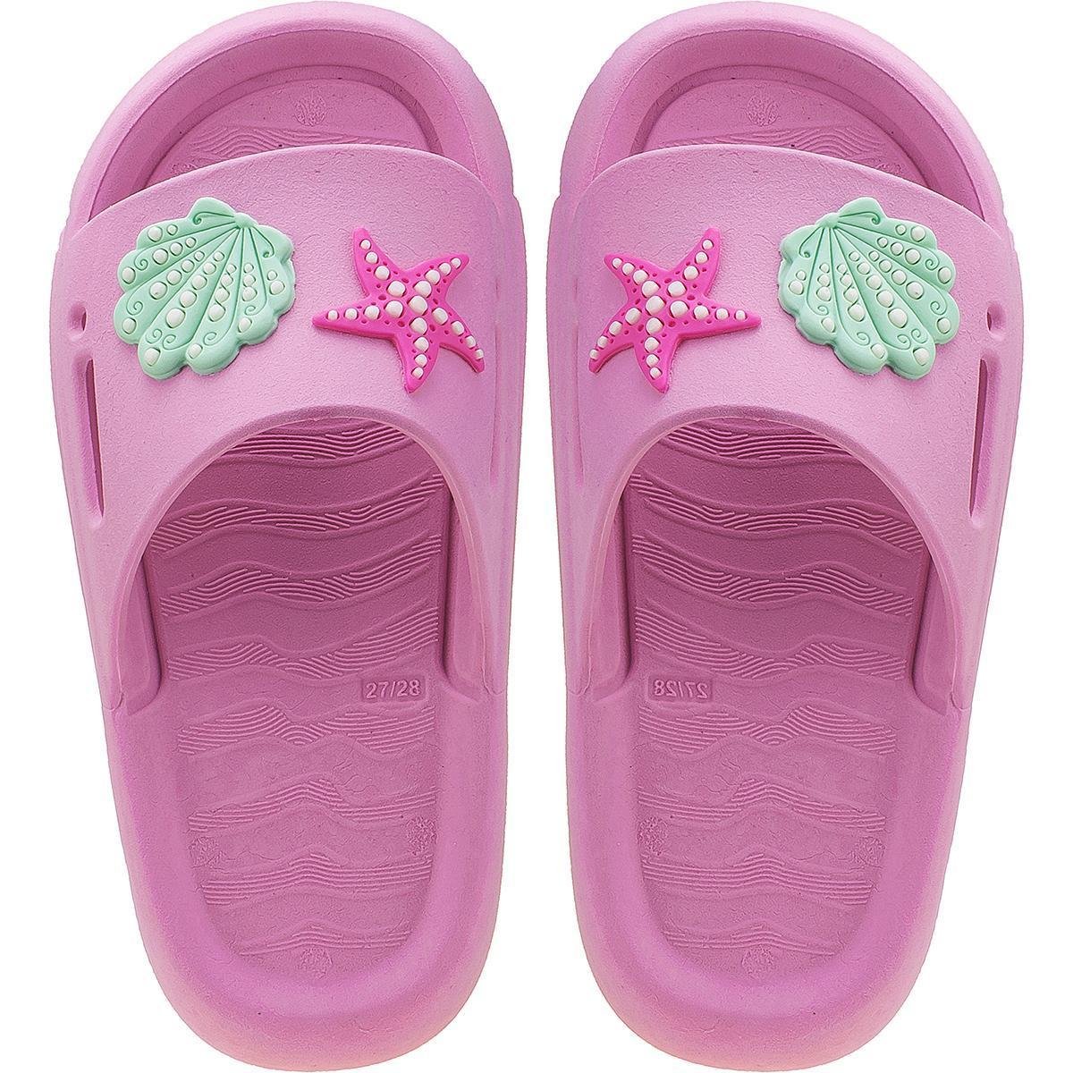Chinelo Slide Nuvem Infantil Menina Fundo do Mar Kidstep Menor preço em Chinelo Slide Nuvem Infantil Menina Fundo do Mar Kidstep