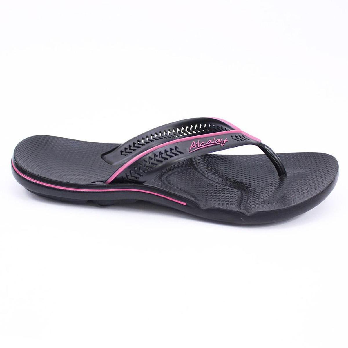 Chinelo Slim Conforto Basico Casual Feminino em Borracha - Preto Menor preço em Chinelo Slim Conforto Basico Casual Feminino em Borracha - Preto