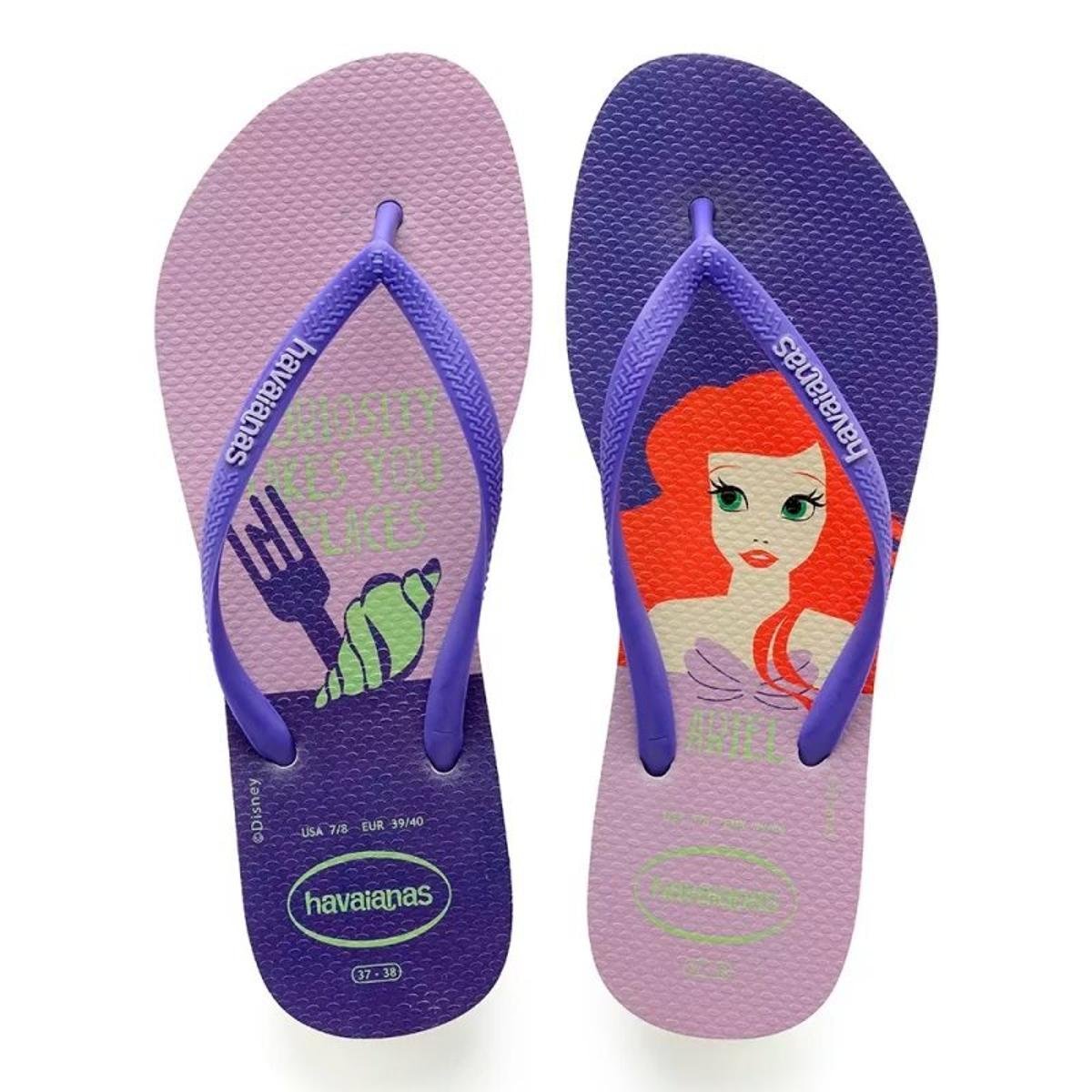 chinelo havaianas feminino princesas
