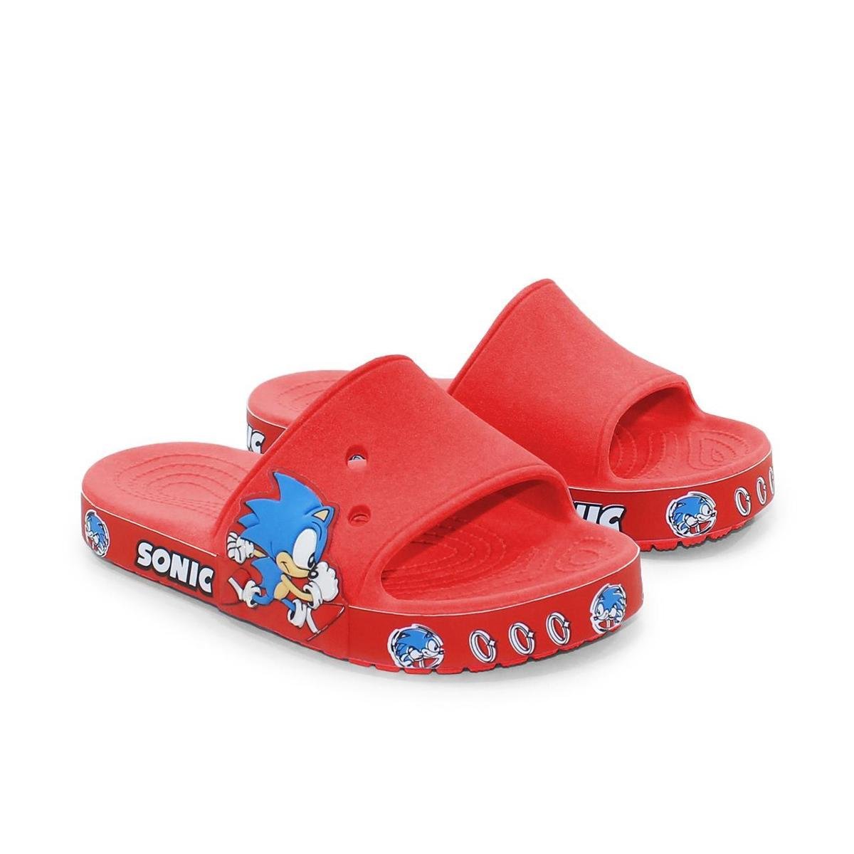 Chinelo Sonic Speed Sandália Sonic Slide Leve Confortável Menor preço em Chinelo Sonic Speed Sandália Sonic Slide Leve Confortável