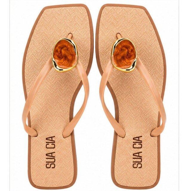 CHINELO SUA CIA 8520.17052 ZIG PEROLADO FEMININO