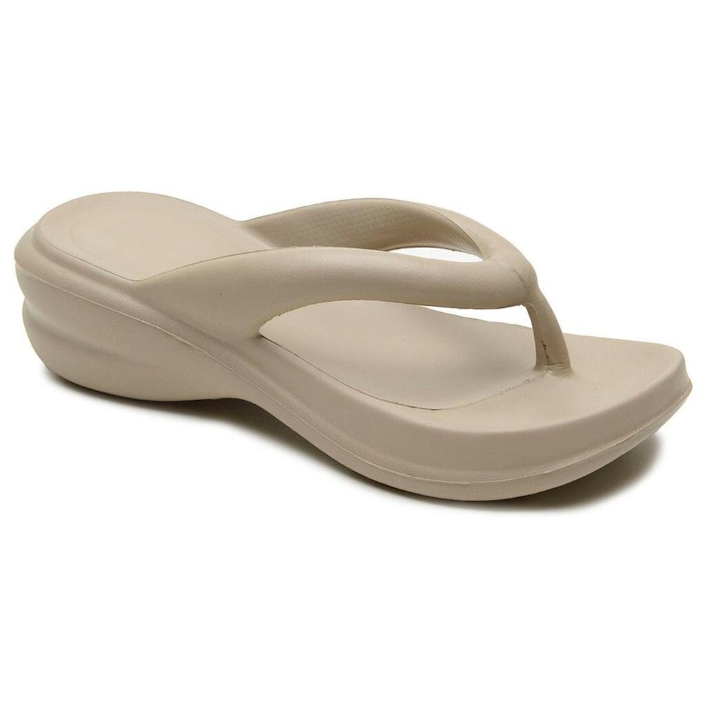 Chinelo Tamanco Anabela Feminino EVA Plataforma Confortável