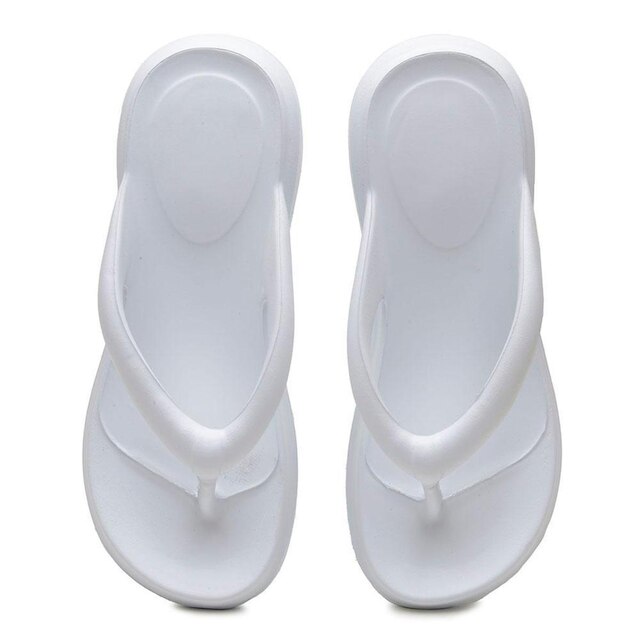 Chinelo Tamanco Anabela Feminino EVA Plataforma Confortável