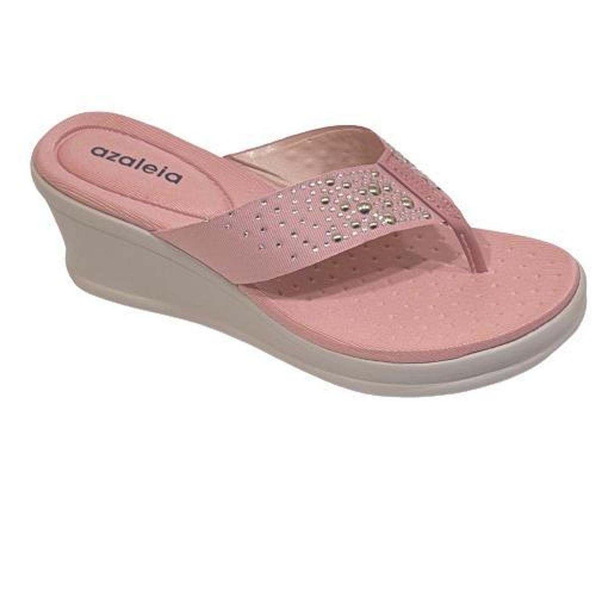 Chinelo Tamanco Feminino Azaleia 416/575 - Rosa Menor preço em Chinelo Tamanco Feminino Azaleia 416/575 - Rosa