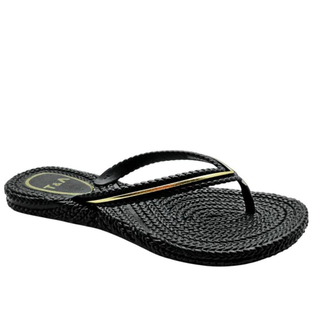 Chinelo Terra e Agua Preto Feminino Original A006.240713