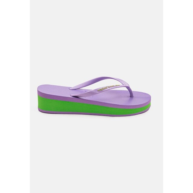 Chinelo Tropical Brasil Tamanco Anabela Feminino